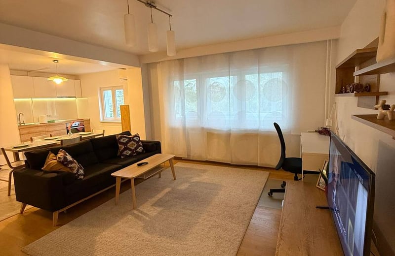 Аренда уютной 2-комнатной квартиры, 60 м², район Авиатиеи, Бухарест, Румыния